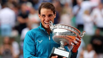 Palmar&eacute;s de Roland Garros | Cu&aacute;ntas veces lo ha ganado Rafa Nadal y ranking de ganadores