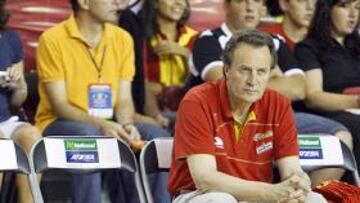 <strong>AMBICIÓN.</strong> El seleccionador español no se conforma con los buenos resultados que está consiguiendo España en su preparación para los Juegos y quiere "más".