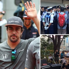 Locura por Alonso en Tokio