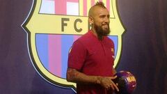Arturo Vidal: "Vengo a ganar todo con el Barcelona"
