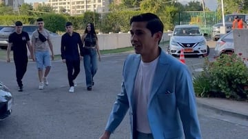 Matías Fernández se encuentra con los hijos de Gary Medel y esto pasa: la Roja es una familia