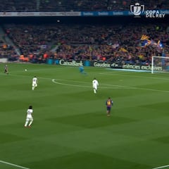 La toma trasera del gol de Malcom que deja a Marcelo señalado