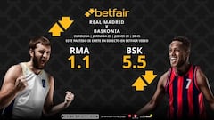 Real Madrid vs. Baskonia: horario, TV, pronósticos, estadísticas y clasificación