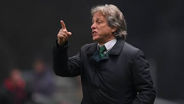 Jorge Jesús con el Sporting.