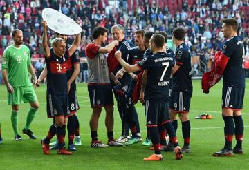 Baile, gritos y alegría: Así celebró el Bayern Múnich