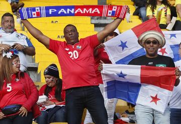 Colombia vence a Panamá en el estadio El Campín en amistoso de preparación para la Copa América de Brasil.