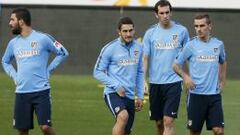 Simeone anuncia que juega Moyá; Koke ensaya en el pivote