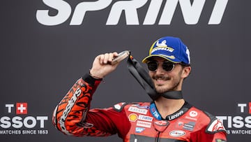 Francesco Bagnaia fue tercero en el esprint de Sachsenring.