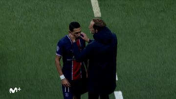 Un desplante que va traer cola: la arrogante actitud de Di Mar¨ªa con Rafinha y Tuchel al ser cambiado