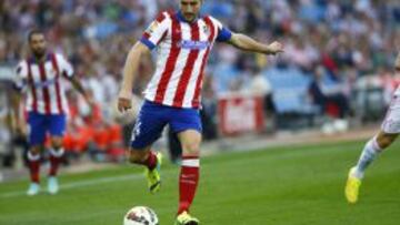 Gabi en el partido de Liga 2014-2015. At de MAdrid - Celta de Vigo