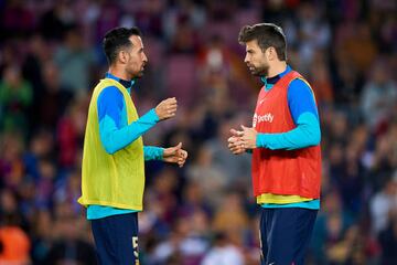 Calentamiento del jugador antes del partido.