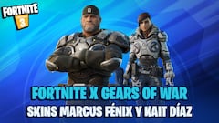 Fortnite x Gears of War: skins de Marcus F&eacute;nix y Kait Diaz llegar&aacute;n pronto