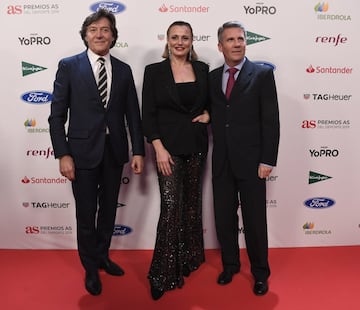 José Ramón Lete, Coral Bistuer y Javier Valero
