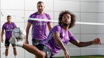 Último entrenamiento de la semana del Real Madrid en Valdebebas.