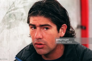 Marcelo Salas en el amistoso de FIFA World Stars contra Italia en el año 1998. 