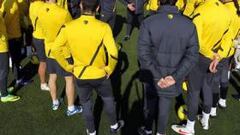 Una doble sesión física y mental antes de Mestalla