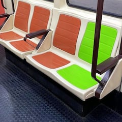 El motivo por el que habrá asientos verdes en el Metro de Madrid