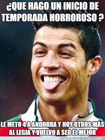 Los mejores memes del Real Madrid-Legia