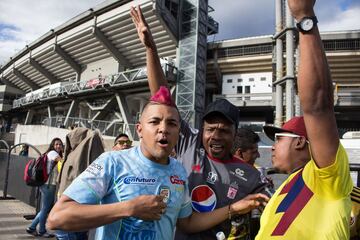 La hinchada de todas las formas demuestra su cariño por esta Selección que aspira a mejorar lo hecho en Brasil 2014