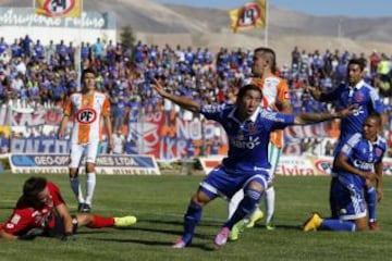 La defensa del título no partió de la mejor manera. Un amargo empate a 1 frente a Cobresal en el norte sería el inicio del mal torneo que lleva el conjunto azul en el presente certamen.