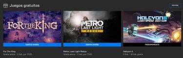For the King y Metro Last Light, juegos gratis en Epic Games Store