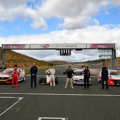 Iniciativa solidaria durante el Racing Weekend en el Circuito de Navarra