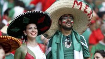 FELICES. Los seguidores mexicanos, satisfechos con su selección.
