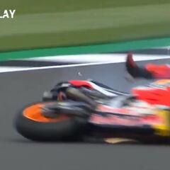 Mejor crono y caída a 267 por hora de Márquez en el FP1