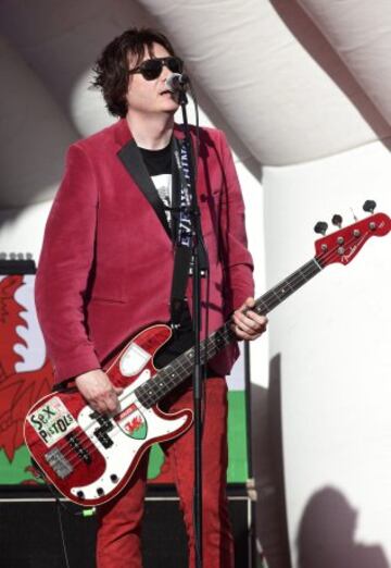 Nicky Wire de Manic Street Preachers.