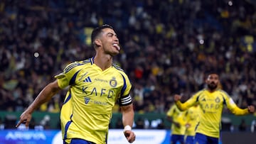 Cristiano Ronaldo celebra un gol.