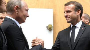 Putin le hace una petici¨®n a Macron