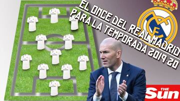 El XI de Zidane que imagina The Sun para la 2019-2020 un mes más tarde: hay 6 fichajes nuevos