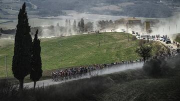Imagen de la Strade Bianche de 2019.