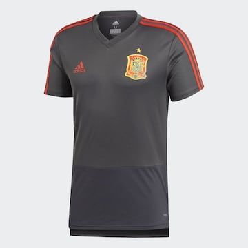 Spain unveil new Russia 2018 playing shirt and training kit