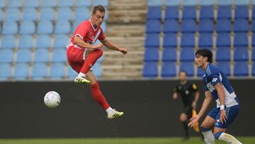 De Frutos, en el gol al Zwolle.