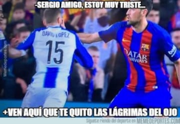 Los memes más graciosos del Barcelona-Espanyol