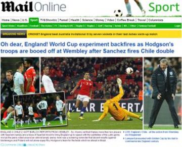 Portadas de la prensa extranjera