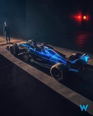 El coche de los pilotos Alex Albon y Nicholas Latifi para 2022.