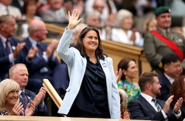 Conchita Martínez, este año en Wimbledon.