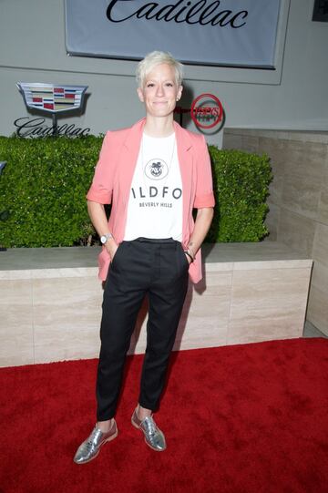 Megan Rapinoe previo a la presentación de los ESPY's