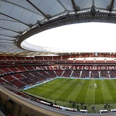66 partidos en un día de fútbol
en el Wanda Metropolitano