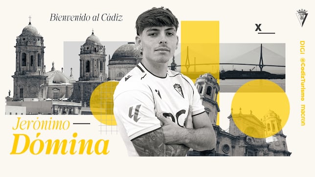 Jerónimo Dómina es oficialmente jugador del Cádiz