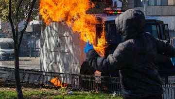 Día del Trabajador: disturbios y saqueos tras marcha del 1 de mayo en Santiago