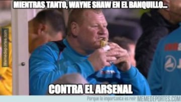 Los mejores memes de Wayne Shaw, portero del Sutton