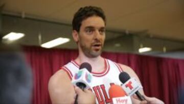 Pau Gasol atendi&oacute; a los medios latinos este lunes.