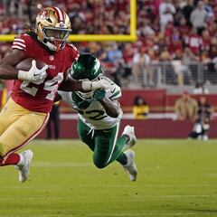 Who is Jordan Mason, the 49ers RB who started for McCaffrey in the season opener against the Jets?