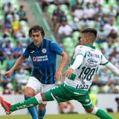 Cruz Azul y Santos empatan en un emocionante partido