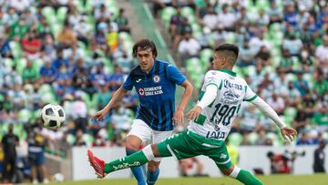 Cruz Azul y Santos empatan en un emocionante partido