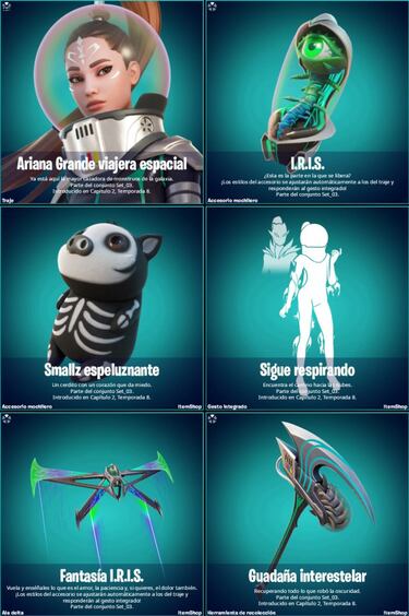Fortnite: skin Ariana Grande Viajera Espacial ya disponible; precio y contenidos