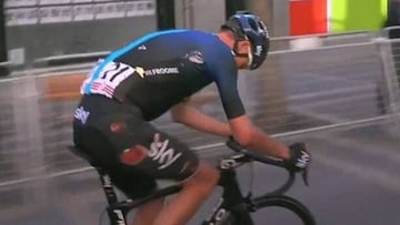 Heridas de Froome por su caída en Volta Catalunya.